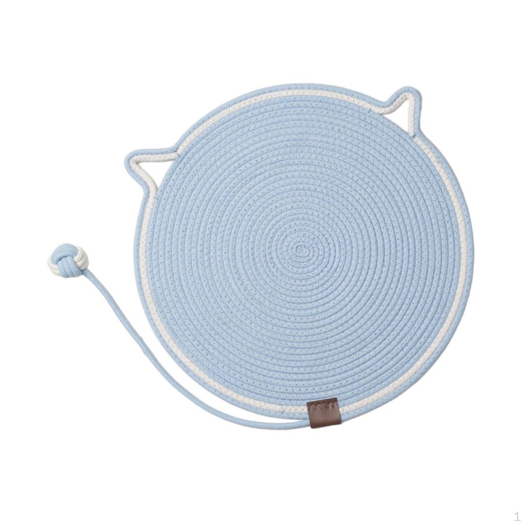 Cat Scratch Mat with Toy Ball for Indoor Play And Claw Care