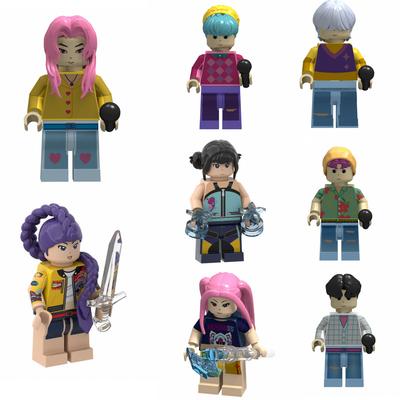 Kpop Demon Hunters Mini Action Figure Building Blocks Toy Peripherals Desk Decoration Collection Figures Model Toy For Kid