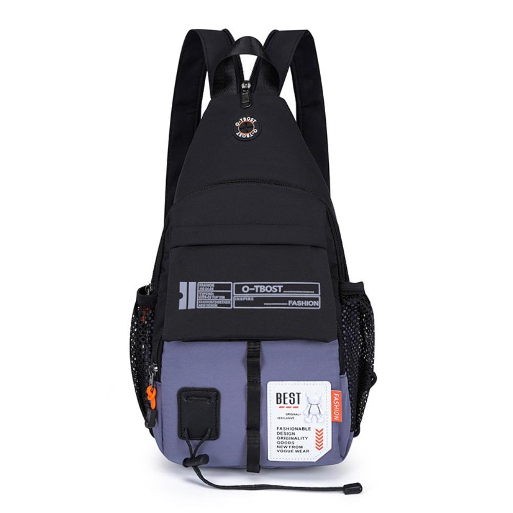 Adjustable Strap Men Chest Bag Oxford Men Crossbody Bag Fashion Sling Backpack  Women