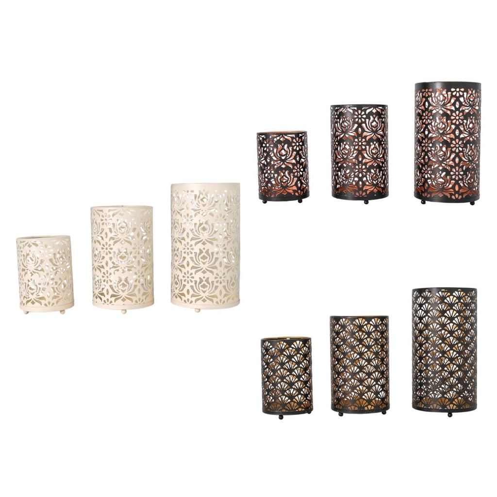 Bougeoir Décoration de Bureau Fer Cadeaux Style Européen Lanterne Décorative pour Fête Thanksgiving Pâques Hôtel Chambre