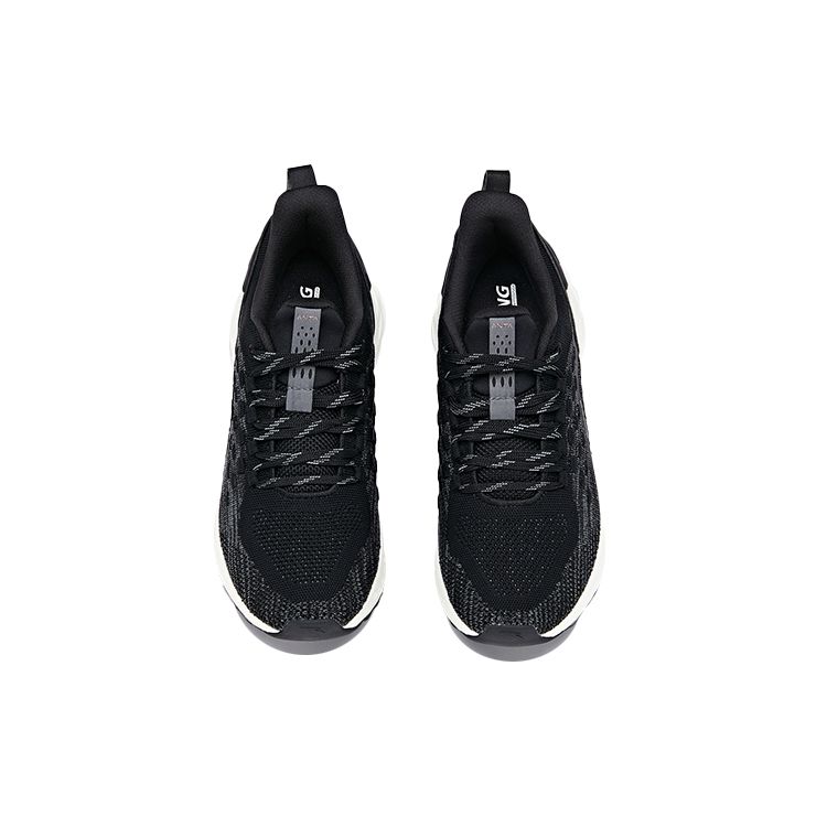 Anta Low Top Running Shoes Women sneakers Black White 12915588-3