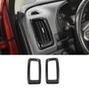 2x Black Wood Dashboard Side Air Vent Outlet Cover Trim for Chevy Colorado 2014+