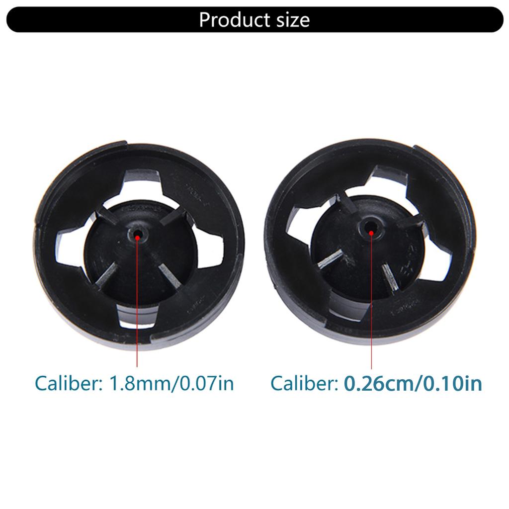 Paint Sprayer Nozzle Set Compatible With 800W and 550W Electric Paint Guns Includes 2 Nozzles and Wind Cap In Sizes