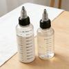 Yousheng 2/3/4Pcs 30/50/100/230ML Clear Paint Bottle with Scale Marking Refillable Dispensing Bottle Empty Squeeze Bottle with Glass Mixing
