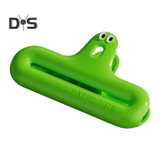 Зажимы для пакетов с чипсами 4,7 дюйма, бумажные зажимы для пакетов с закусками, прочные уплотнительные ручки, цветной запайщик пакетов для закусок, чипсов зелёный