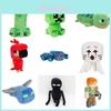 Brinquedo de Pelúcia Macia Minecraft Animal de Pelúcia Boneca de Pixel Presente para Crianças