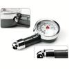 High Accuracy Mechanical Tire Pressure Gauge - Durable Handheld Car Tire Pressure Tester with Easy To Read Display and PSI/BAR Measurement Capability