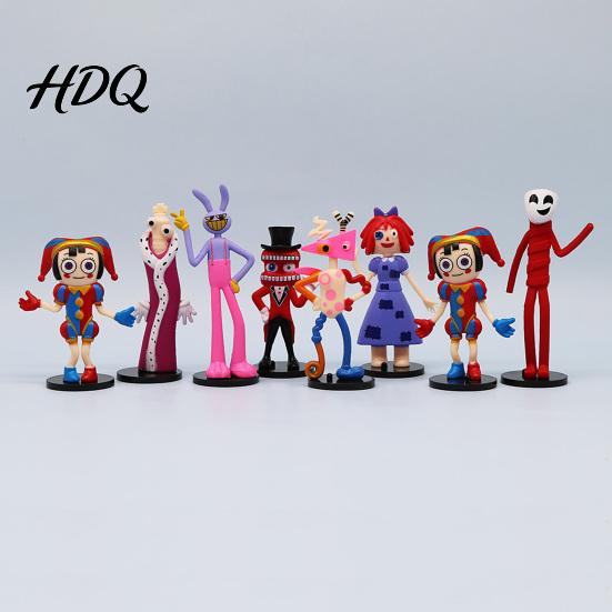 Sammler Anime Spielzeug 8 Stück Cartoon Zirkus Charakter Figur PVC Animation Inspiriertes Modell