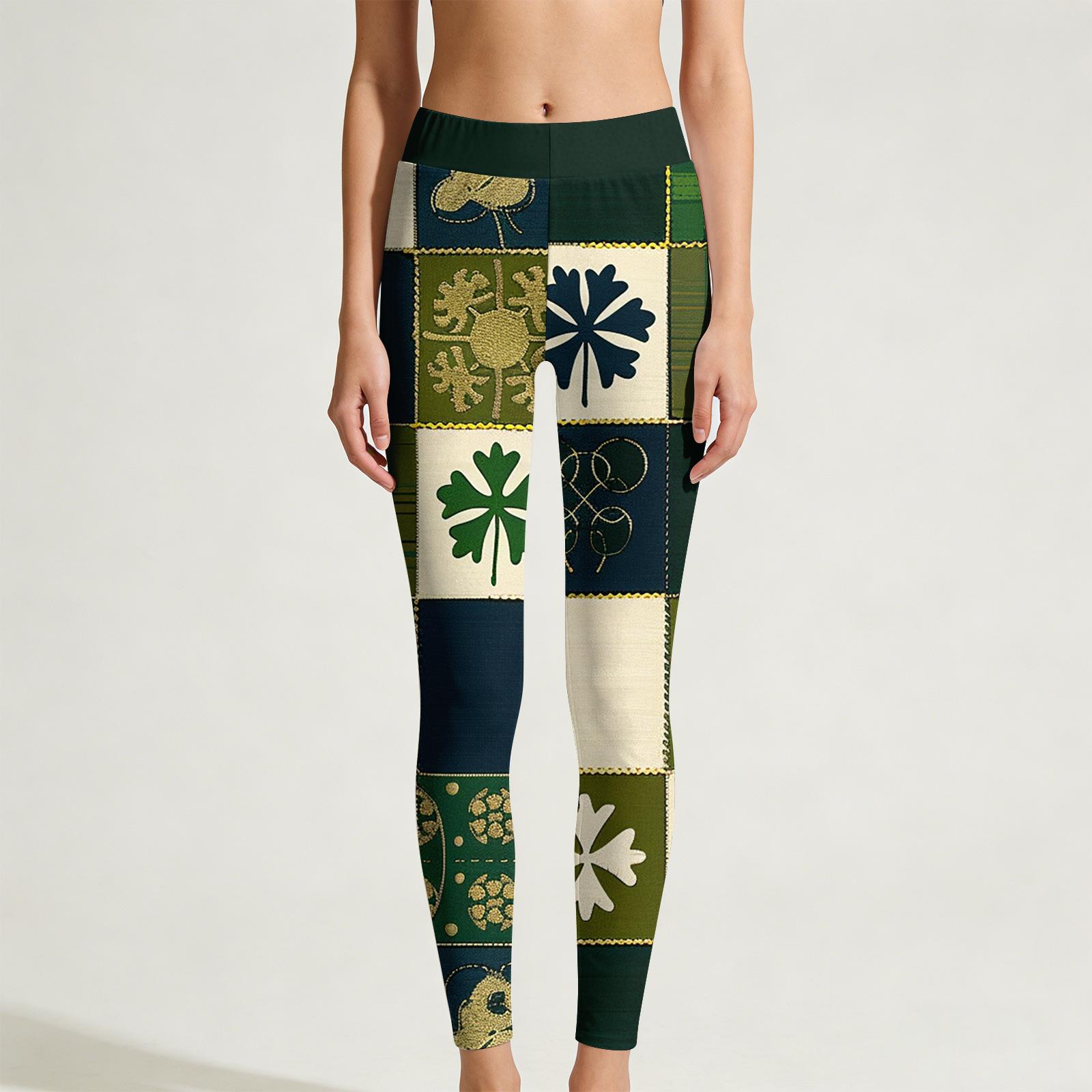 

Женские повседневные модные уличные брюки для йоги в обтяжку с принтом и эластичные, укороченной длины M