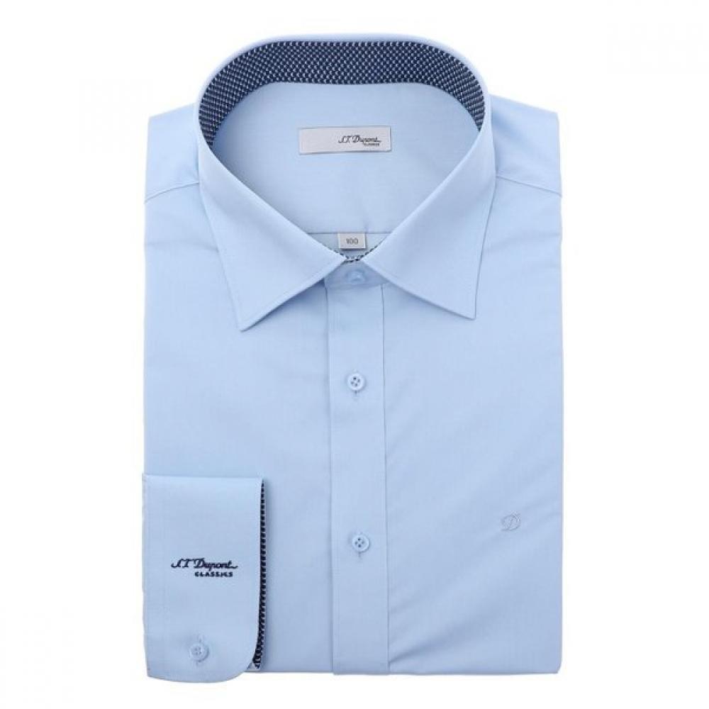 S.t. Dupont Comfortable Stretch Slim Fit Long Sleeve Shirt Se6sm21ls362sbu 95