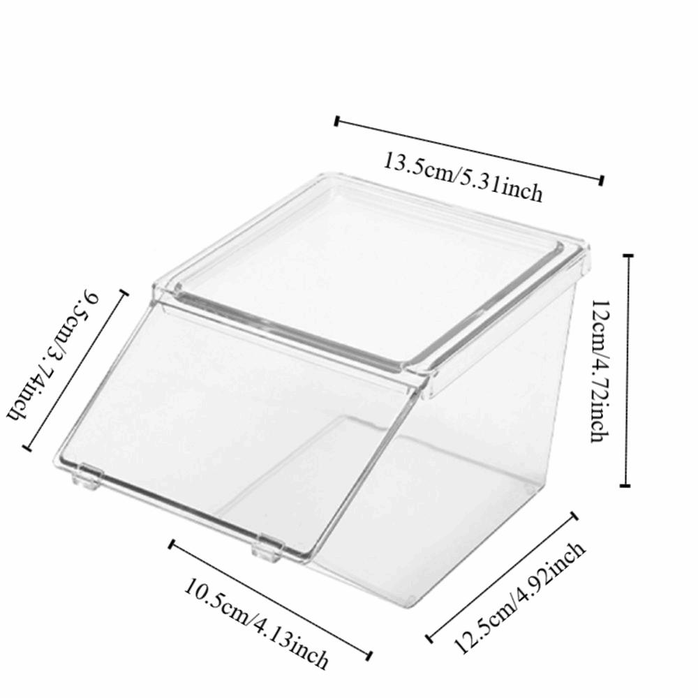 Stackable Tea Bag Storage Box Acrylic Tea Bag Holder Household Tea Bag Organizer Capsule Coffee