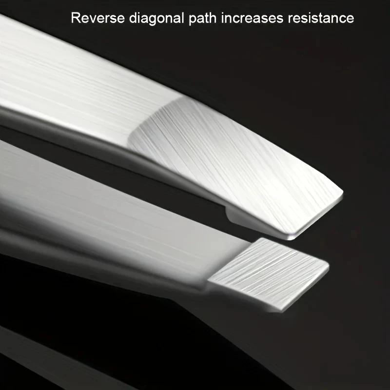 Sada 4 kusů Sada profesionálních pinzet Ideální pro odstranění chloupků z obočí. Odstranění třísek velmi snadné a uvolněné