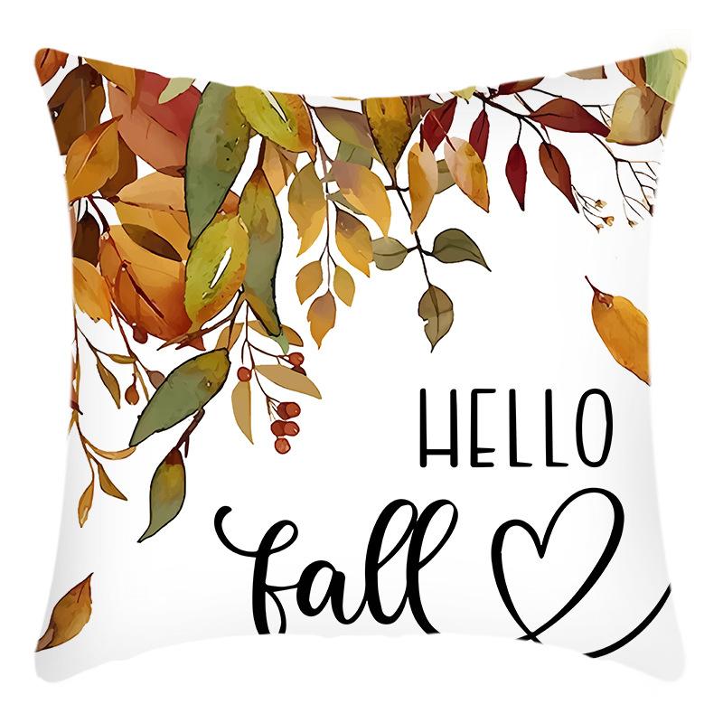 New Thanksgiving Series Printed Pillow House Sofa Cushion Cover