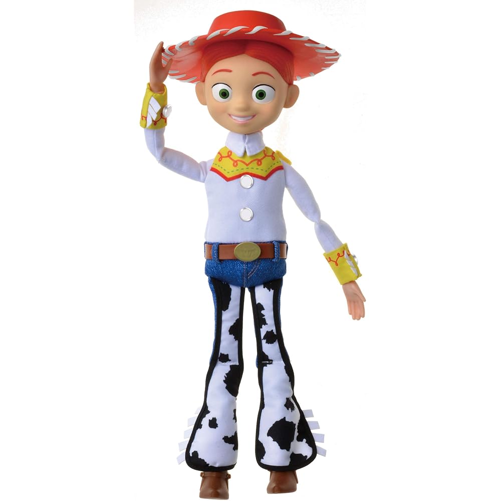 Toy Story 4 Real Size Talking Figure with Test Batteries (3 AAA Alkaline Batteries) Jesse (Total ...