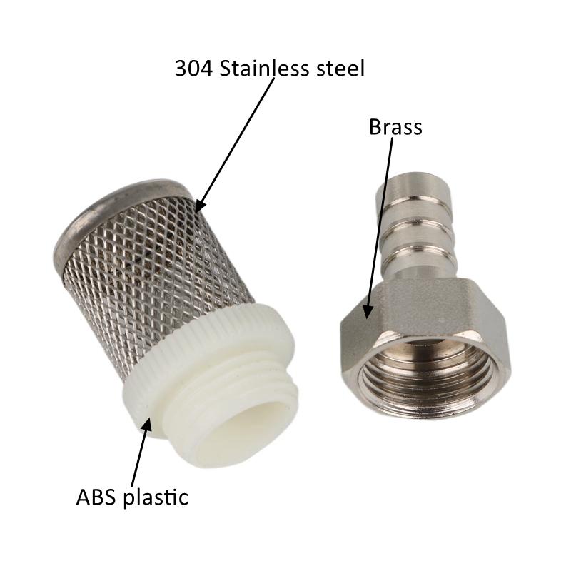 8~20mm Hose Filter Stainless Steel Mesh Strainer Filter Irrigation Car Washing Aquarium Fish Tank Water Pump Filtering