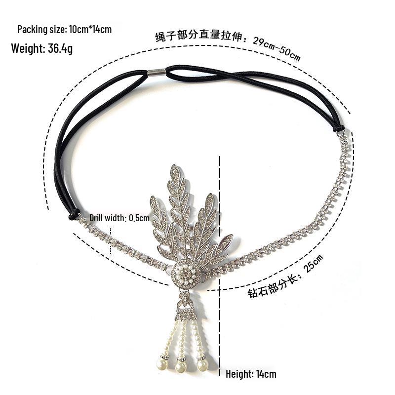 1920s Gatsby-Style Feather Headdress and Gloves: Retro Medieval-Inspired Accessories