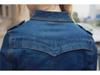 2017 Autumn European & American Slim Fit Lapel Mid-Length Denim Dress