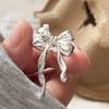 925 Sterling Silver Rings For Women Geometric Fine Jewelry Finger Adjustable Bow Tassel Ring For Party Birthday Gift