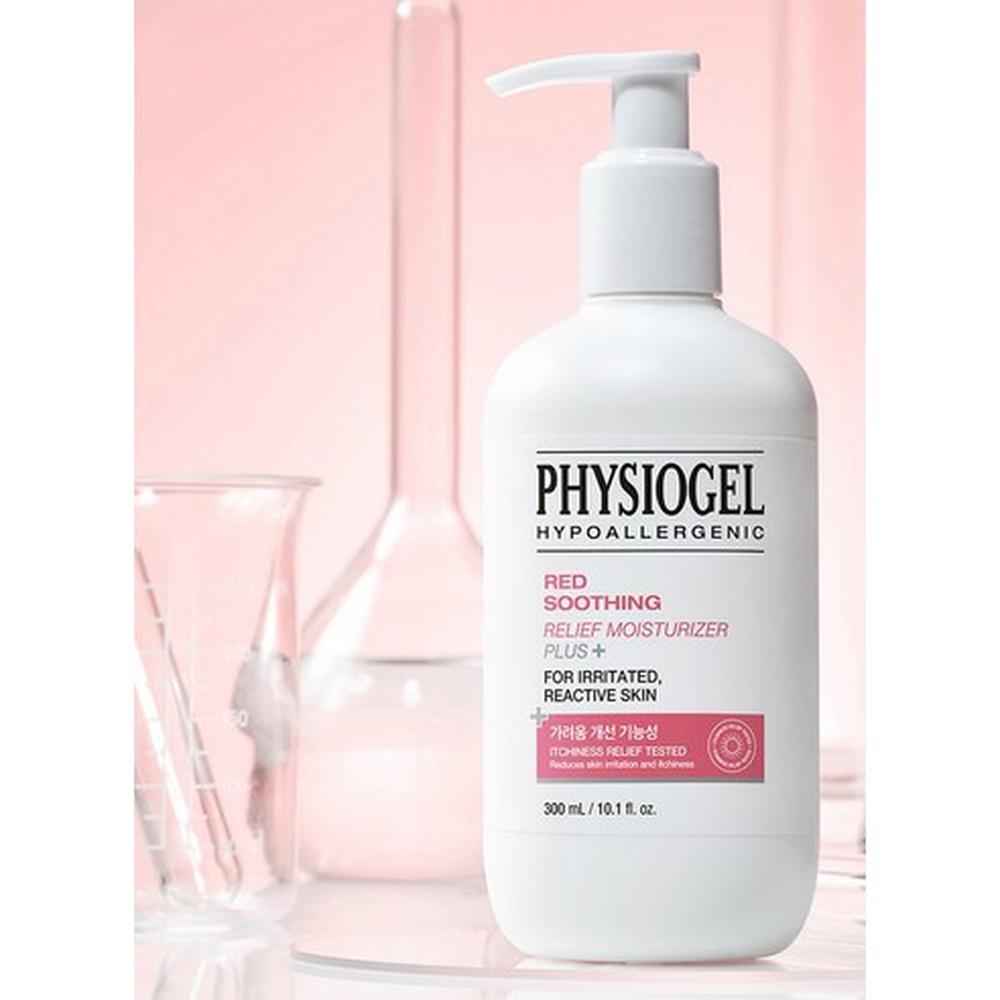 Physiogel Red Soothing Relief Moisturiser Plus Lotion 300ml Deep Hydration Barrier Care, Korean
