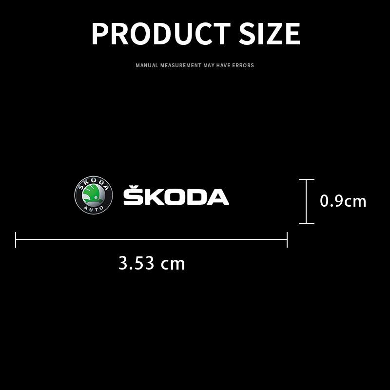 1/5/10Pc Car Interior Random Stickers Car Steering Wheel Emblem Styling for Skoda Fabia Kodiaq Kamiq Superb Yeti Octavia Enyaq Rapid Karoq Derivati