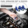 4Pcs 16450RWCA01 410cc Fuel Injectors With Plugs For Honda Civic Acura RDX RSX K20 K24 B16 16450-RWC-A01 Car Auto Accessories
