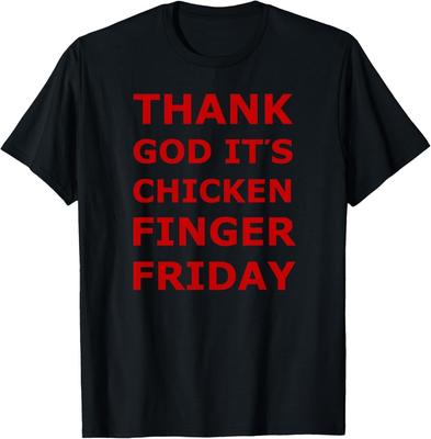Gott sei Dank ist Hähnchenfinger-Freitag Geschenk Unisex-T-Shirt