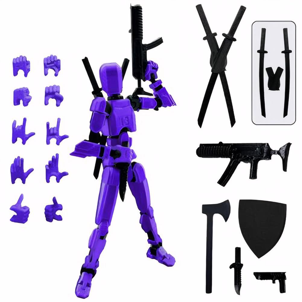 Dummy 13 Action Figure Titan Multi-Articular Robot Toys 3D Printer Movable Anime Figure Stress Relief Decompression Toy For Boy