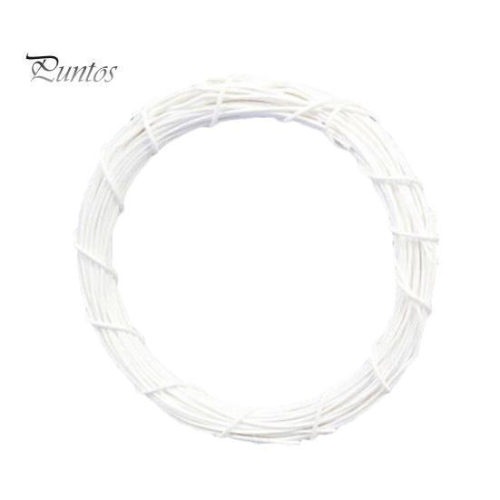 

Puntos однотонный круглый венок из ротанга, обруч, подвесная дверь, стена, свадебный рождественский декор 10cm белый