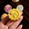 25g Plastic Material Dessert Molds Stamp Moon Cake Mould Cartoon Bunny Shaped DIY Baking Moulds for Mid-Autumn Festival