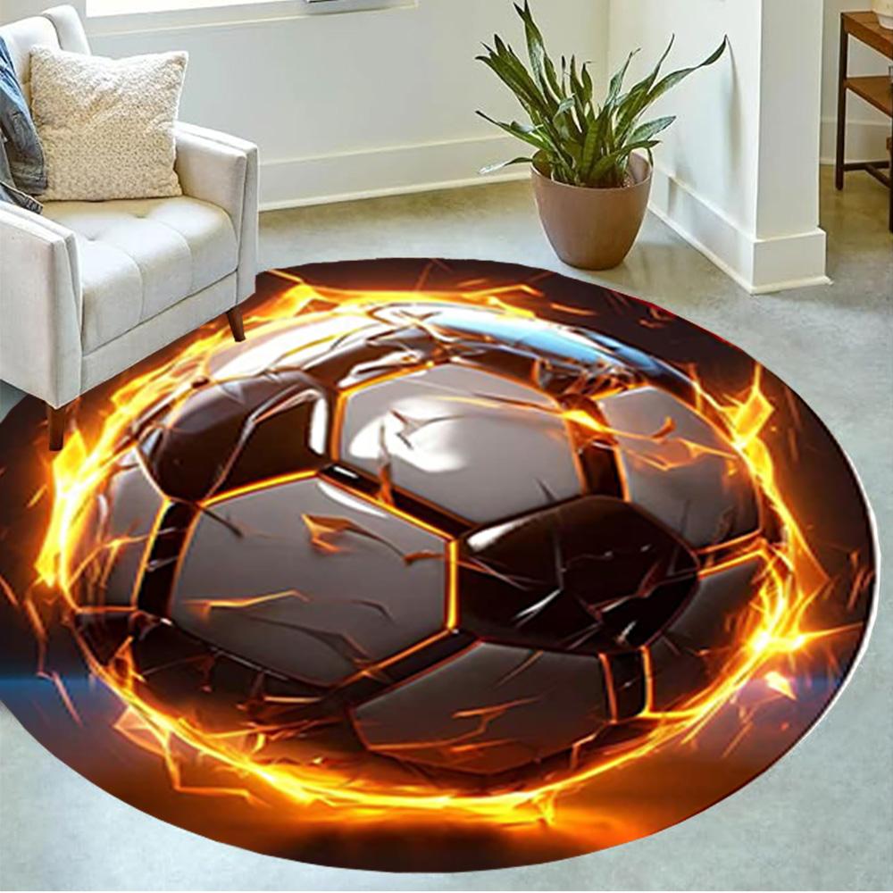 1 stuks Voetbal vloerkleed huis tapijt antislip ontwerp voor kantoor decoratie cadeau woonkamer slaapkamer