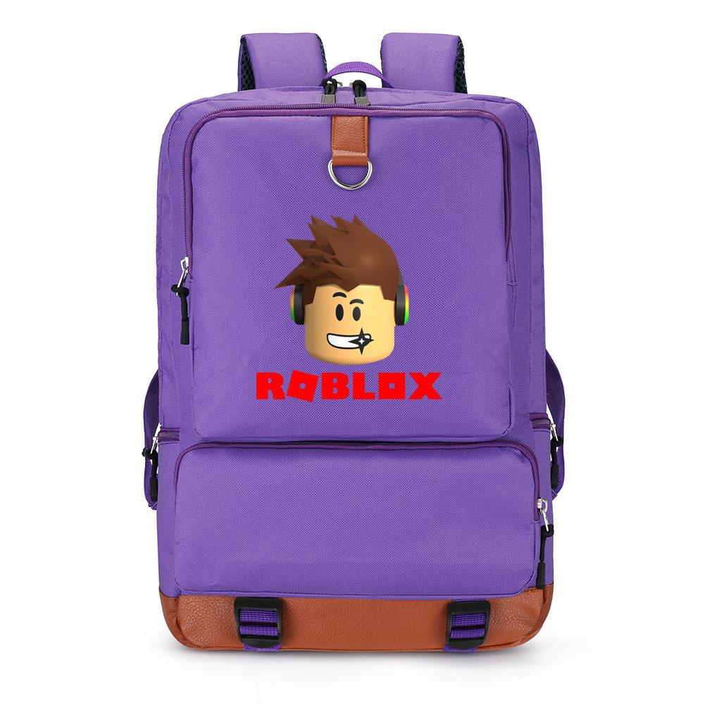 Virtual World Roblox Games Men'S And Women'S Backpacks Backpacks Student School Bags Travel Bags Computer Bags