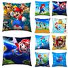 Mario Super Game Zippered Pillow Case 177 Inch Cushion Cover Decoration Home