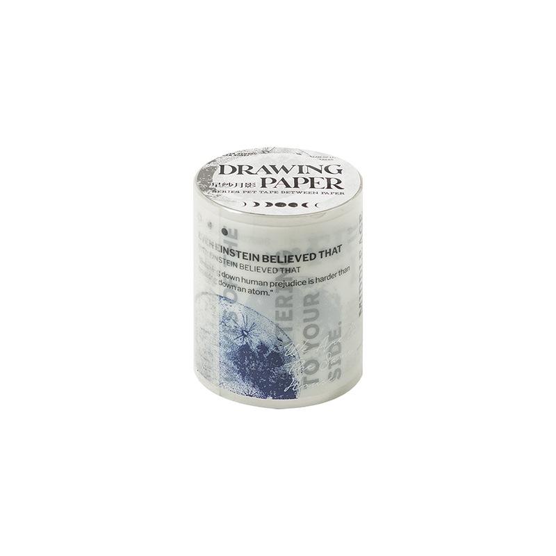 Tomato Sauce Girl Collage PET Tape: Light Painting Series DIY Decoration Stickers