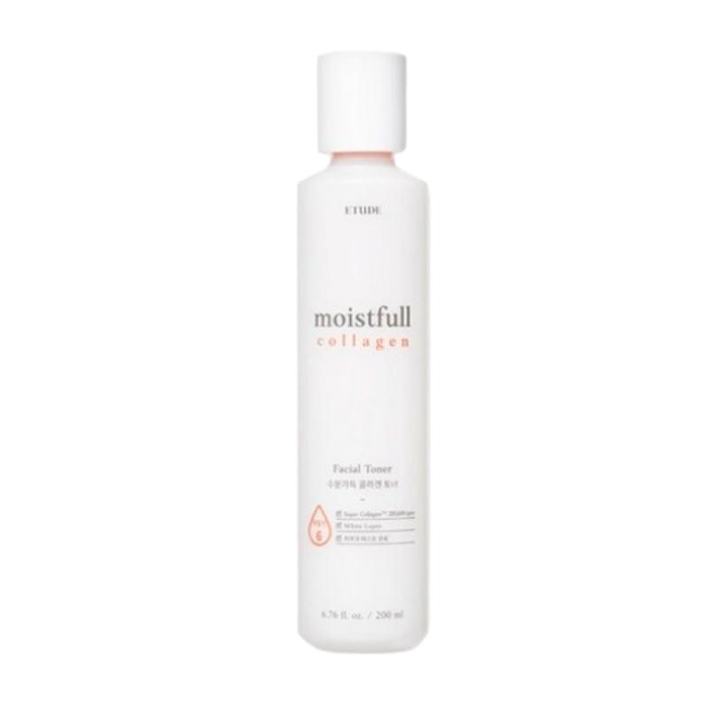 ETUDE Moistfull Collagen Toner 200ml – Lightweight Hydrating Toner,Daily Moisture Care for Dry Skin 200ml