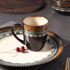 Zhi Shi Retro Baroque Underglaze Ceramic Noodle Bowl