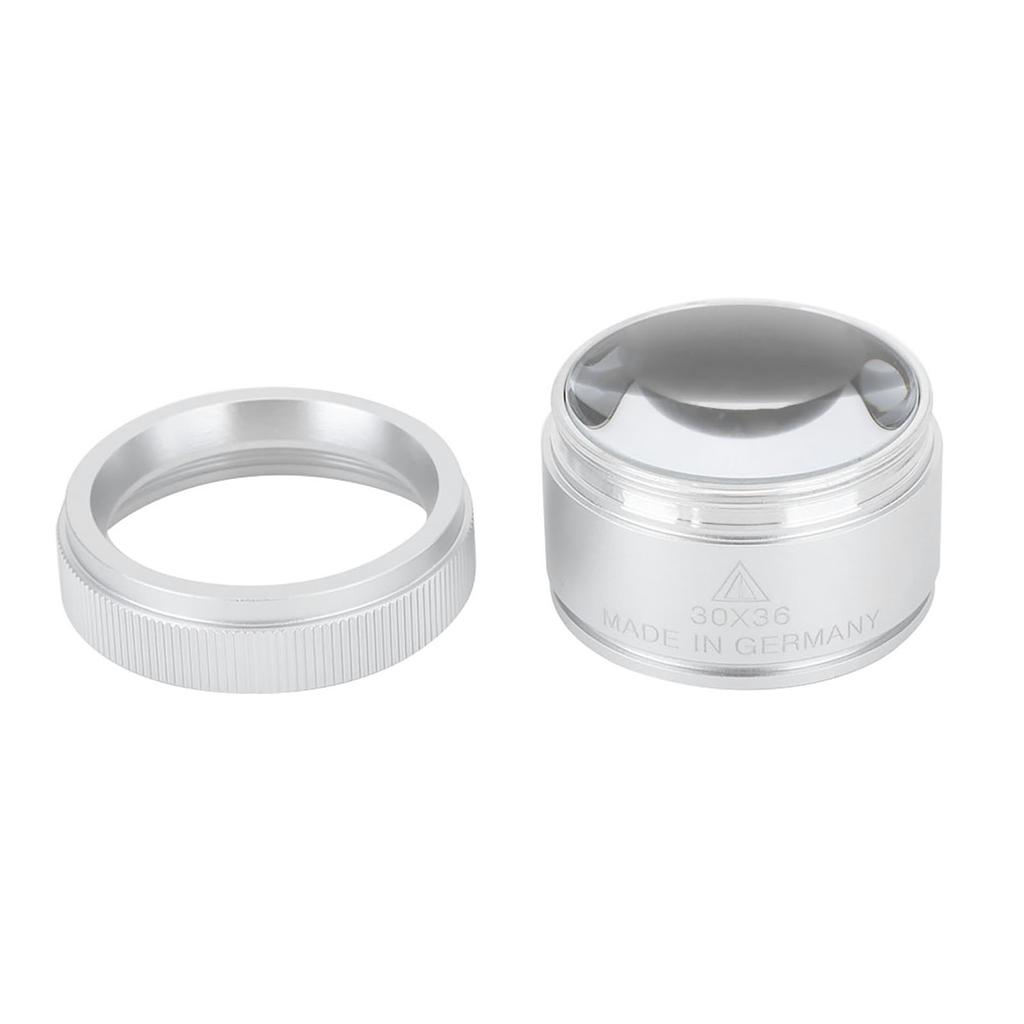 30X Magnifying Glass Handheld Portable Magnifier for Jewelry Coins IdentificationSilver