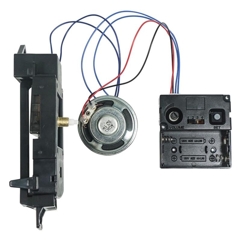 1 Set Wall Clock Movement Kit Watch Repair Set Vintage Clock DIY Quartz Mechanism Pointers Music Box 17mm Shaft