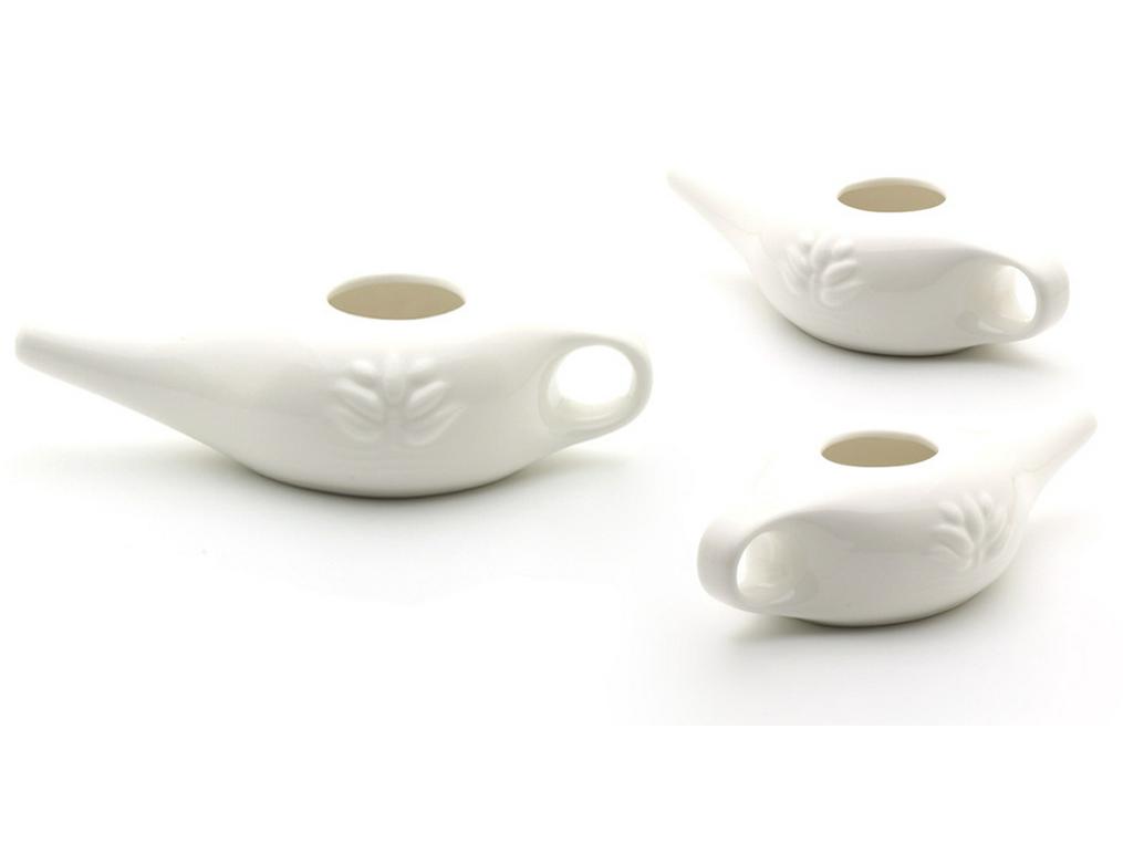 Keramický Neti Pot pro výplach nosu pro jógu a domácí péči o zdraví