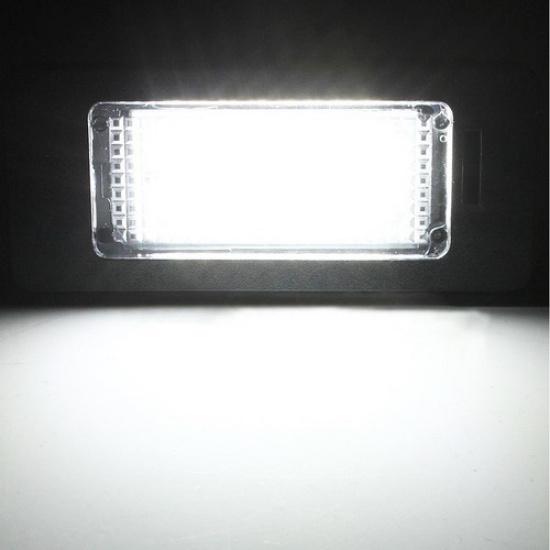 2x LED License Plate Bulb Tag Lighss White 12V Fit BMW E90 E91 E90N E92 E46