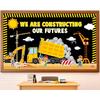 Construction Bulletin Board Back To School Construction Classroom Bulletin Board Decorations We Are Constructing Our Futures Cutouts for School