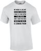 Mein Gehirn ist wie mein Internetbrowser - Ich habe 19 Tabs offen - lustiges T-Shirt