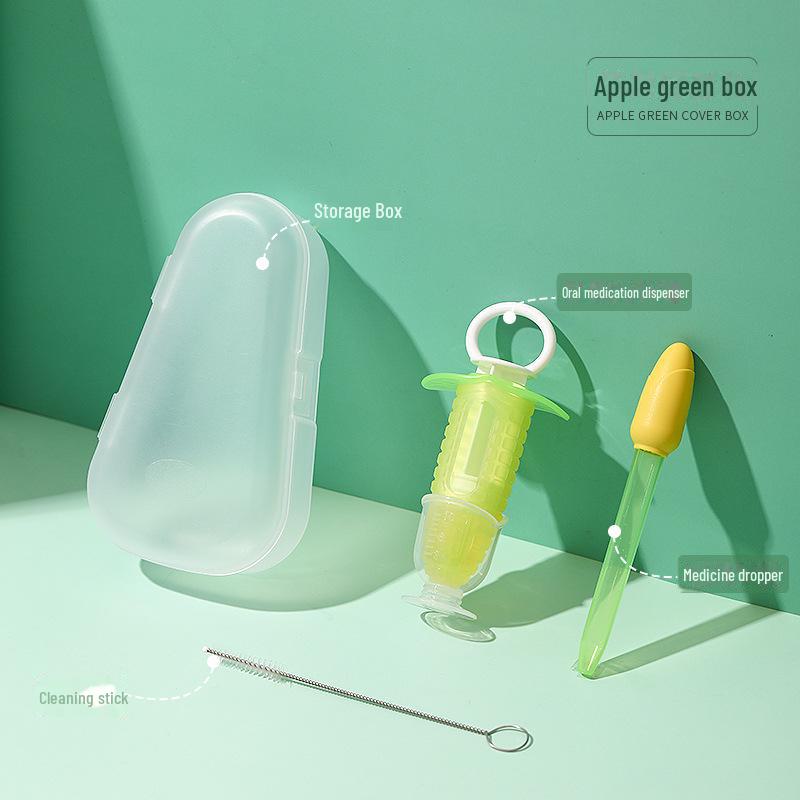 

Детская медицина и капельница для кормления водой с соломинкой против удушья желто-зеленый