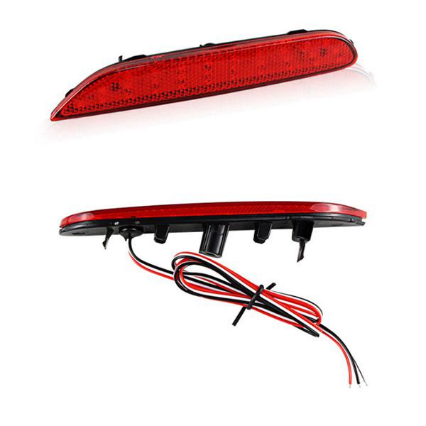 1 Pair Red ABS Car Rear Bumper Reflector 26560-JJ90A