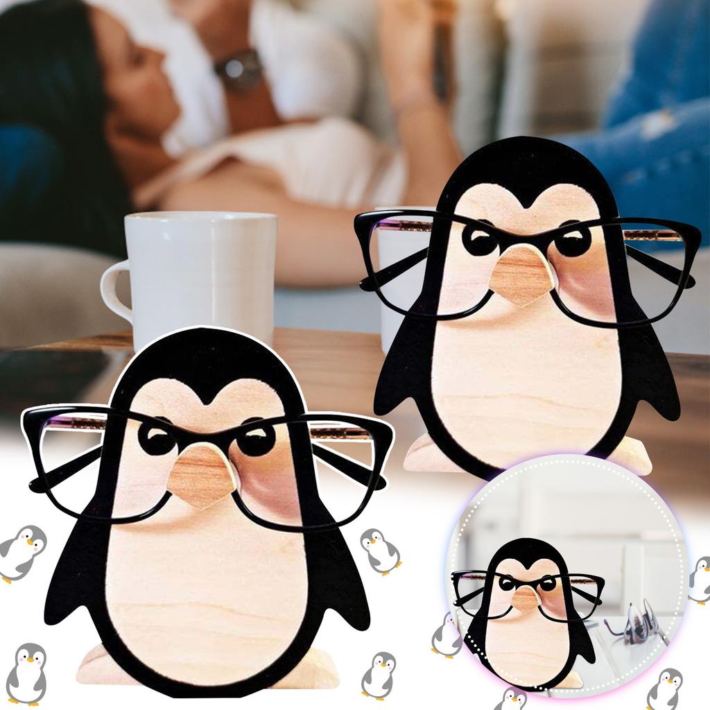 Home  Desk Decoration Head Wooden Animal Spectacle Frame