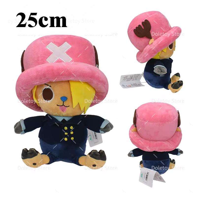 Original One Piece Plüschtier Gear 5 Luffy Sanji Brook Tony Tony Chopper Weiches Kuscheltier Kinder Echtes Anime-Geschenk
