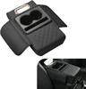 Universal Car Armrest Box Height Booster Cushion Center Console Cover Pad with 2 Cup Holders and Tissue Holder