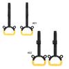 Pull Up Handle Rings with Adjustable Straps Pull Up Gym Rings Multi-Function Strength Training Equipment for Physical Training