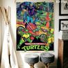 Shell Shock Tmnt Art Show Tribute Tapestry Background Cloth Fashion Print Christmas Gift Home Decor Atmospheric Background Cloth