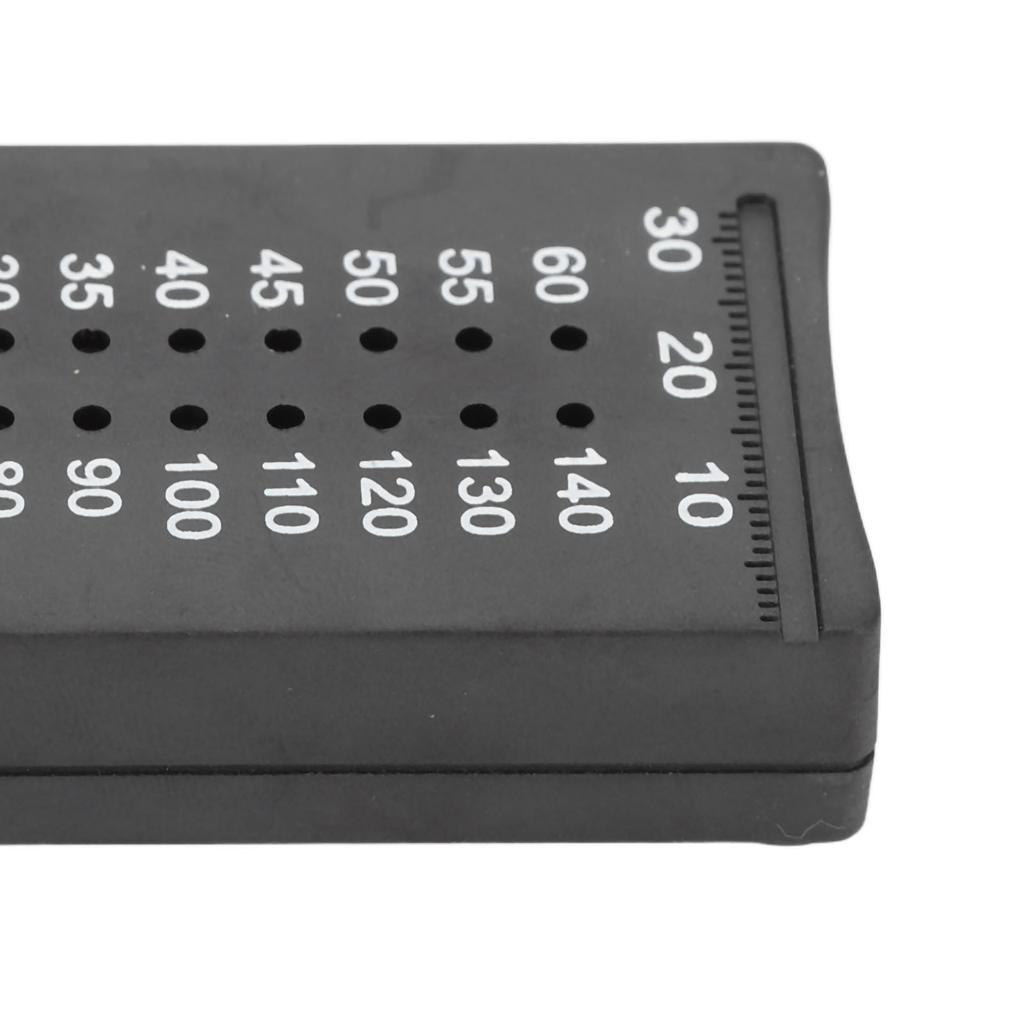 Gutta Percha Cutter Heat Resistant High Accuracy Manual Oral Measuring Ruler for Oral Clinic