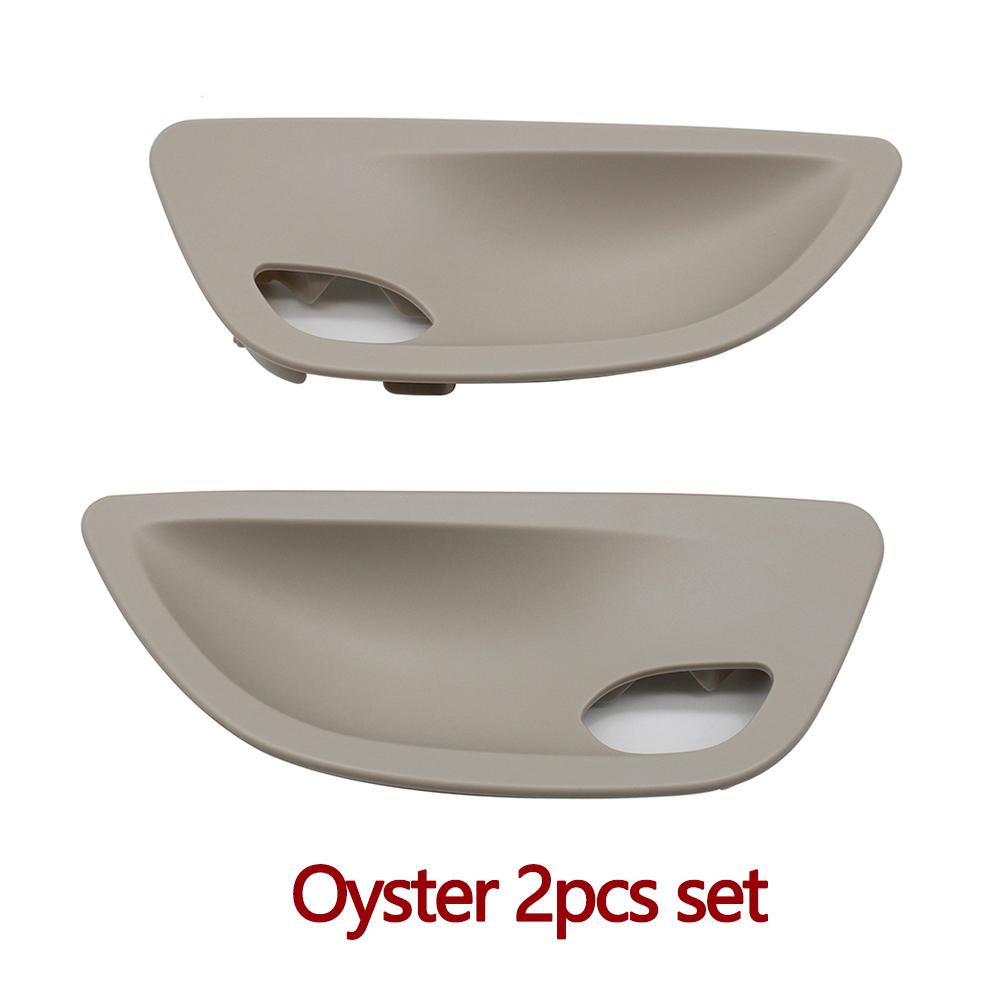 

Left Right Inner Door Handle Bowl Cover Trim Replacement For BMW 5 Series F10 F11 F18 2010-2017 Oyster 2pcs Set